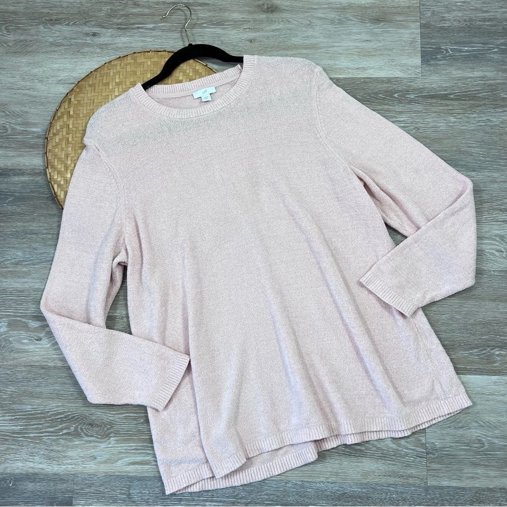 J. Jill‎ light baby pink ultra soft sweater